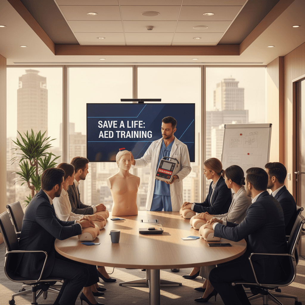 AED training for group