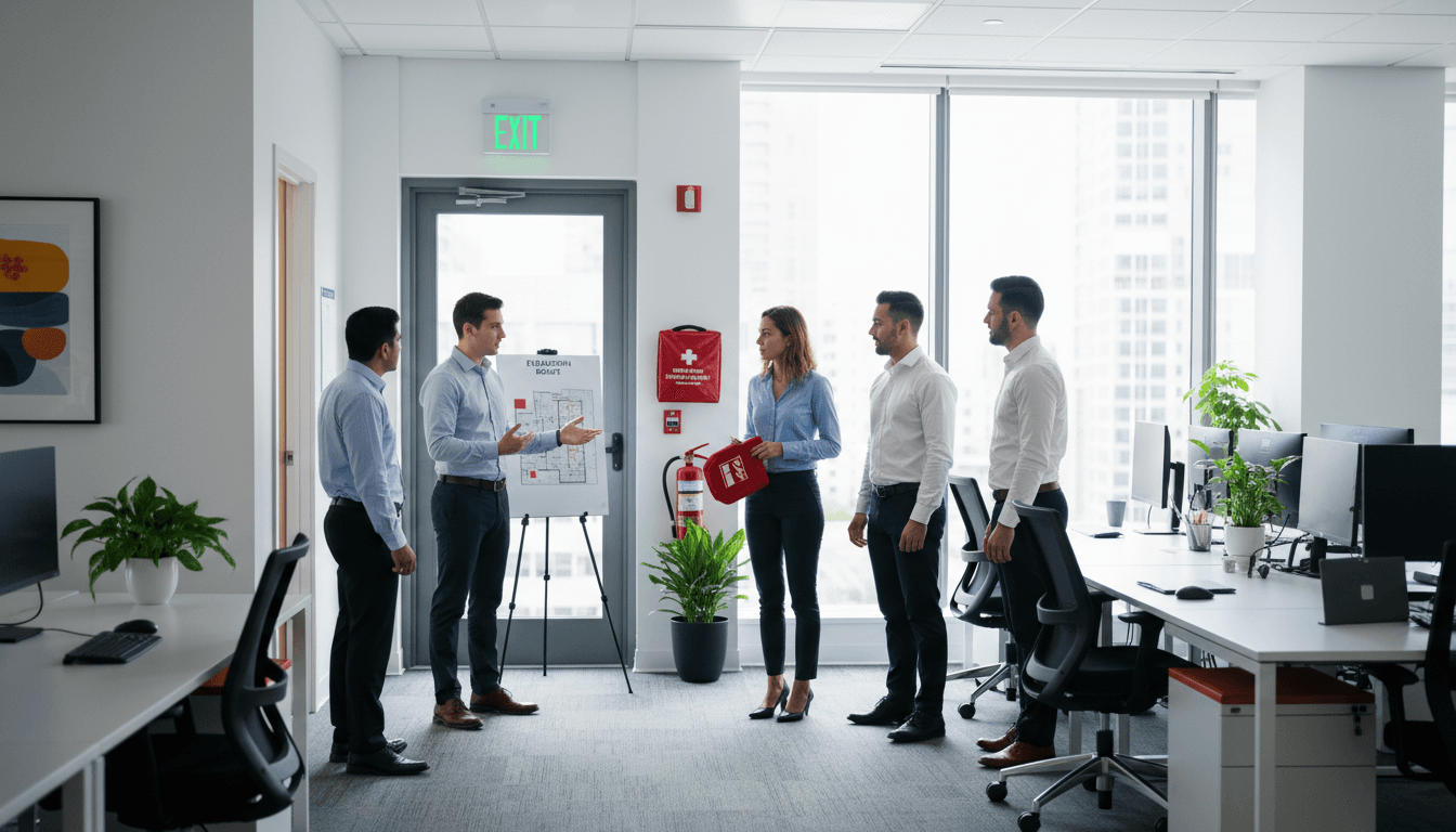 Corporate group training session